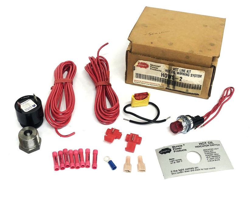 Muncie Power Products Wet Line Kit Hot Oil Warning System HOWS-2 NOS