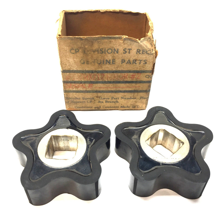 CP 3" x 3" x 3/4" Nitrile Covered Rotor Set (2pcs) G244/G235 NOS