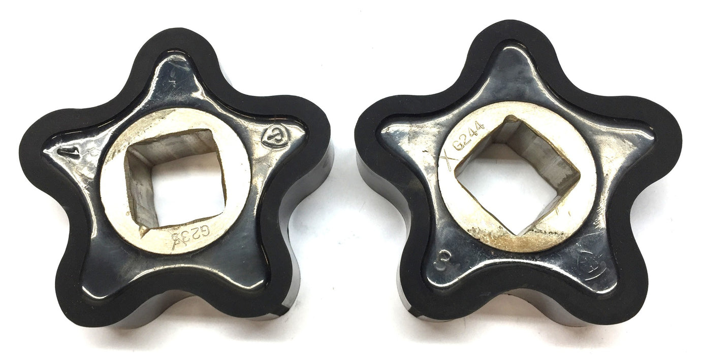 CP 3" x 3" x 3/4" Nitrile Covered Rotor Set (2pcs) G244/G235 NOS