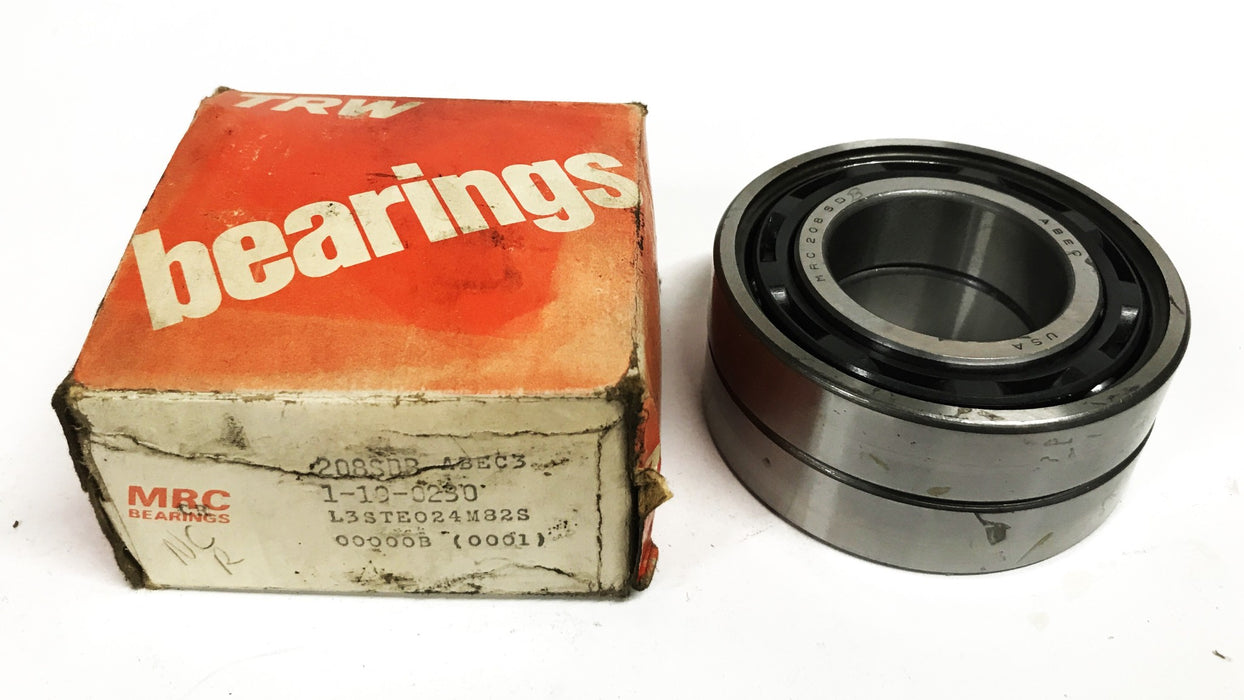 MRC Angular Contact Ball Bearing Pair 208SDB-ABEC3 NOS
