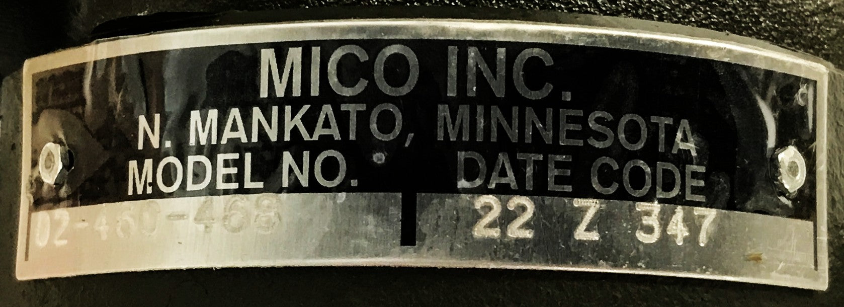 Mico Inc. Forklift Brake Valve Mater Cylinder 02-460-468 NOS