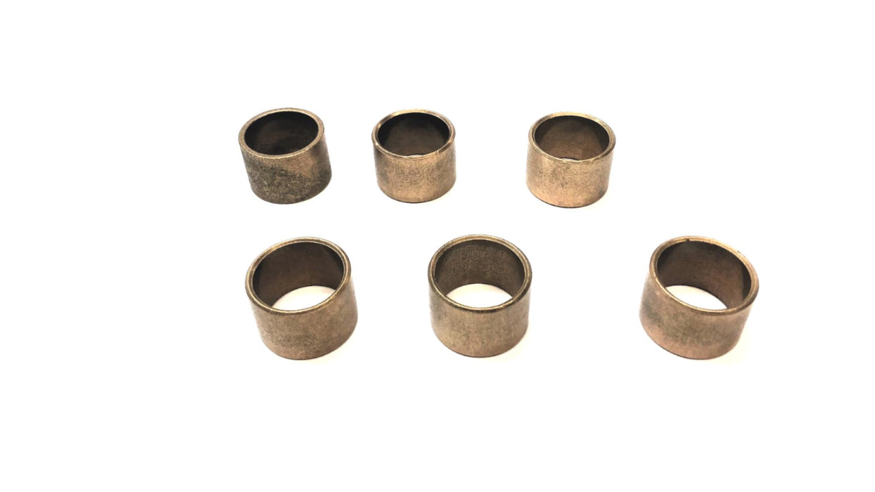 Unbranded Approx 30mm ID x 35mm OD x 25mm Height Metal Bushing [Lot of 6] NOS