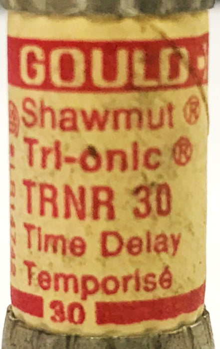 Gould 30amp Trionic Time Delay Fuse TRNR30 [Lot of 12] NOS