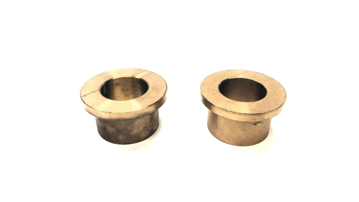 Unbranded 25mm x 35mm x 25mm x 45mm x 5mm Metal Flanged Bushing [Lot of 2] NOS