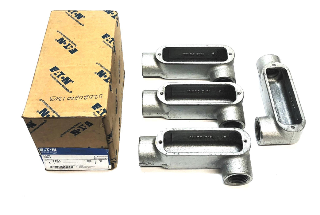 Eaton/Crouse-Hinds Box of (4) 1" Conduit Outlet Body LL38 NOS