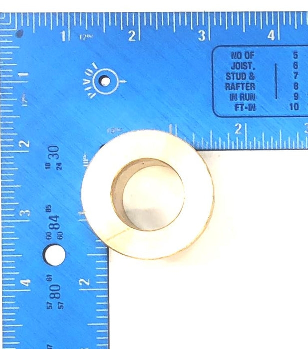 Unbranded 25mm x 35mm x 25mm x 45mm x 5mm Metal Flanged Bushing [Lot of 2] NOS