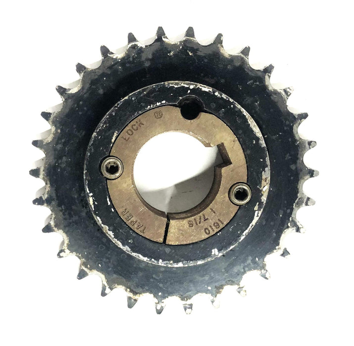 Browning Roller Chain Sprocket With 1610X1-7/16 Taper-Lock Bushing 40TB30 NOS