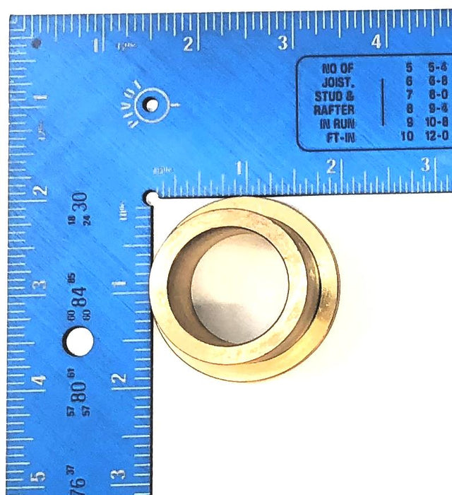 Unbranded 30mm x 40mm x 30mm x 50mm x 5mm Metallic Flanged Bushing NOS