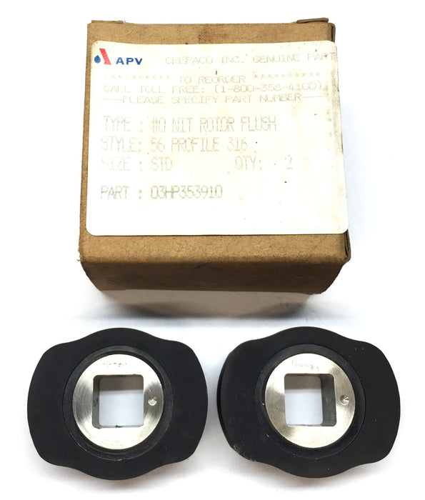 APV Crepaco Nitrile Covered Rotor Set (2pcs) 03HP353910 (1H049N) NOS