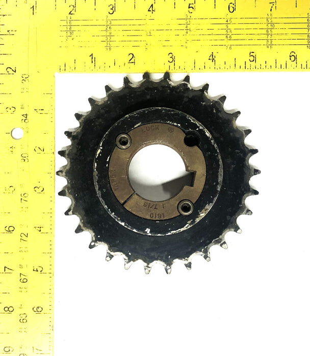 Browning Roller Chain Sprocket With 1610X1-7/16 Taper-Lock Bushing 40TB30 NOS