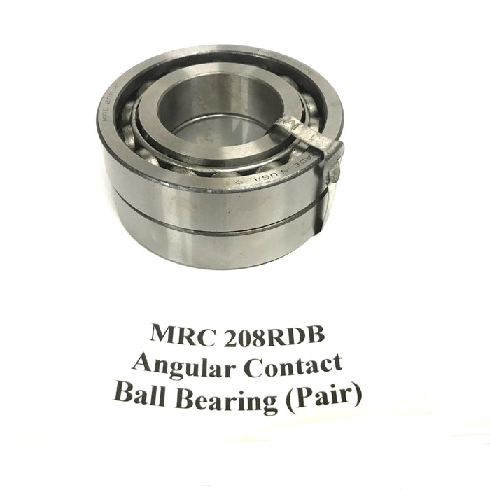 MRC Angular Contact Ball Bearing Pair 208RDB NOS