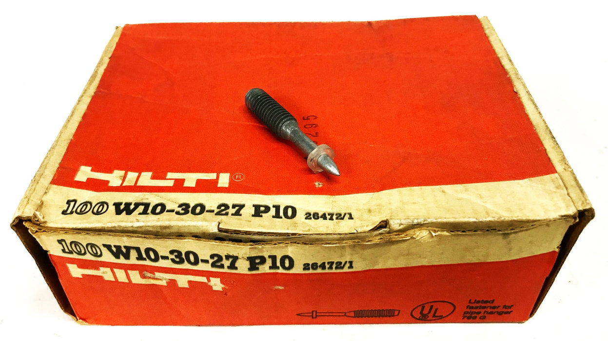 Hilti Concrete Fastener/Threaded Stud W10-30-27 P10 [Box of 95] NOS