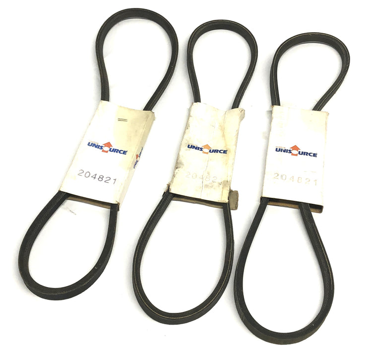 Unisource Forklift Fan Belt 204821 [Lot of 3] NOS