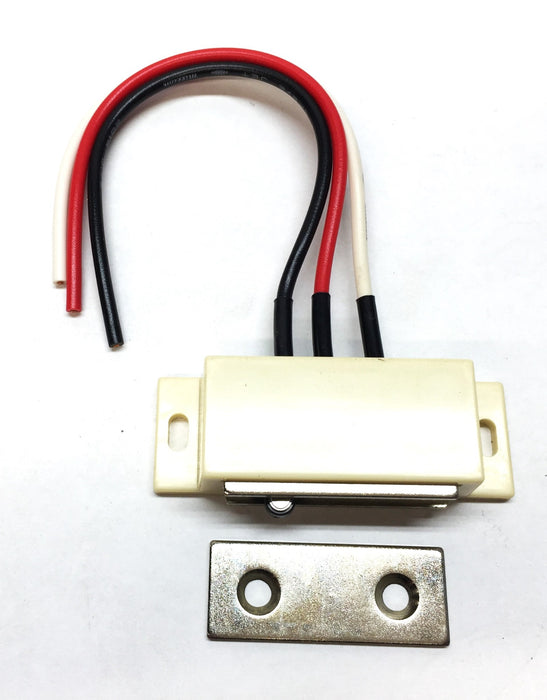 Takigen Magnetic Catch Sensor w/Three Lead Wires and Plate 141114 [Lot of 2] NOS
