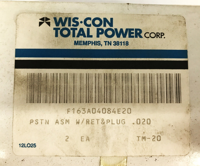 Wis-con Total Power Piston F163A04084E20 [Lot of 2] NOS