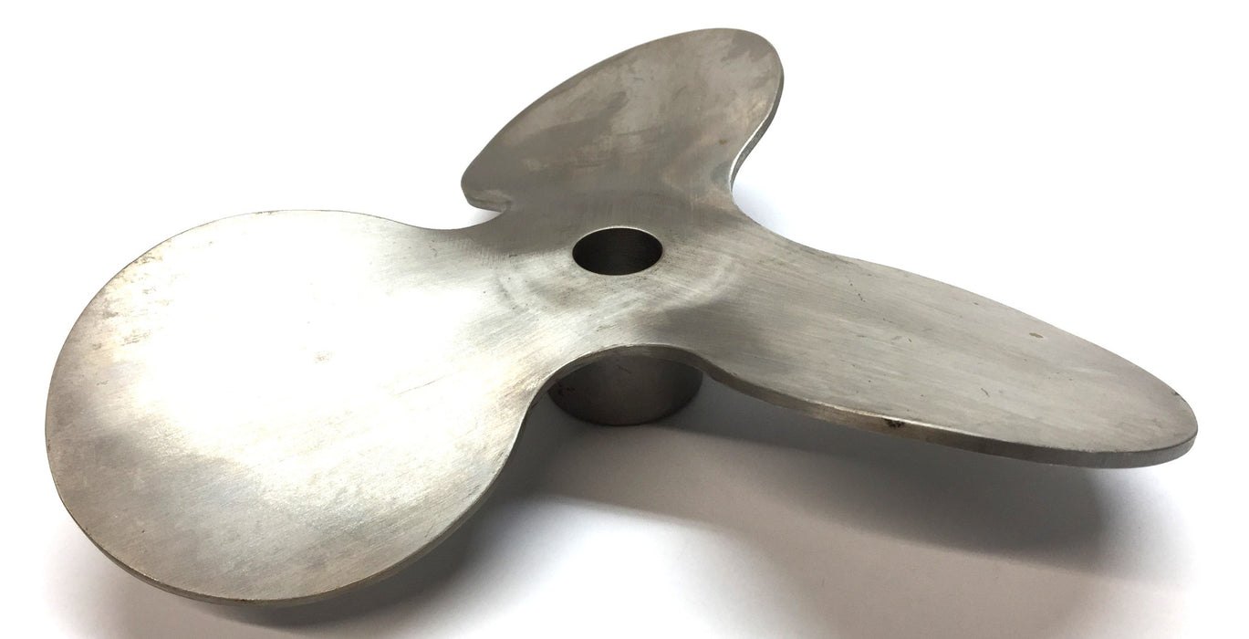 Unbranded Stainless Steel 9" Pitch Prop with 3/4" Bore and 5mm Set Screw NOS