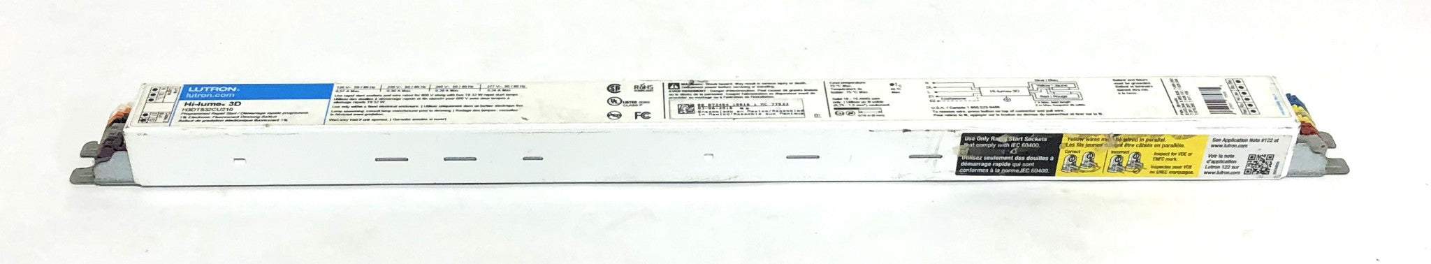 Lutron Hi-Lume 3D Programmable Rapid Start Dimming Ballast H3DT832CU210 NOS