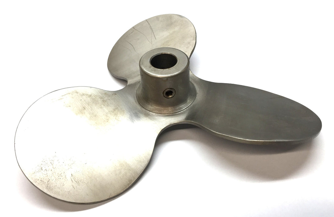 Unbranded Stainless Steel 9" Pitch Prop with 3/4" Bore and 5mm Set Screw NOS