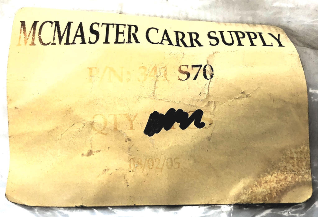 McMaster Carr Supply Silicone Red O-Ring 341-S70 [Lot of 2] NOS