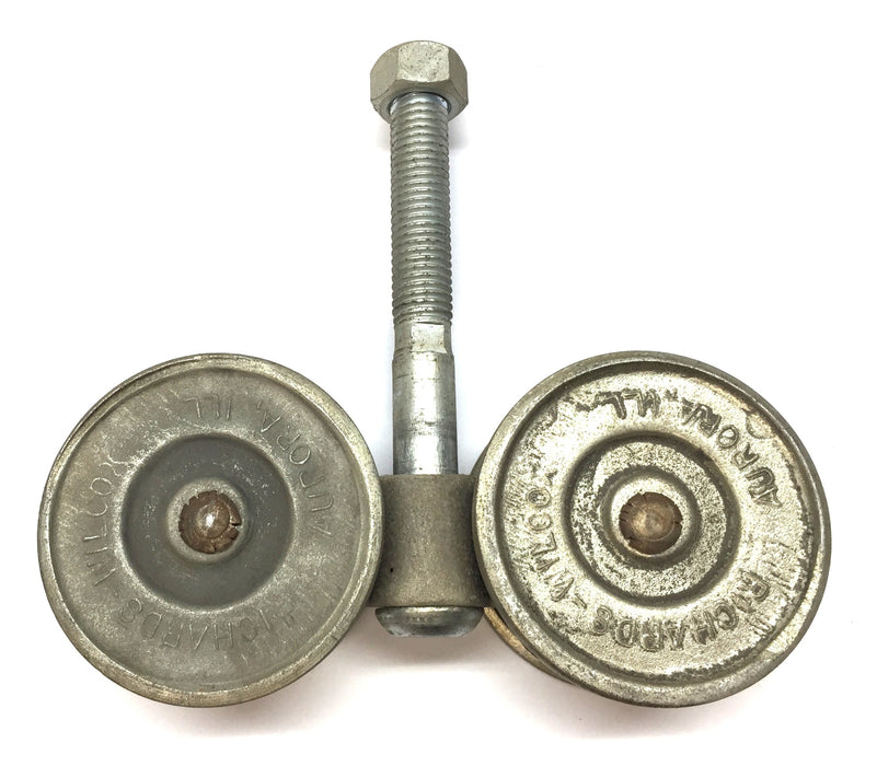 Richards-Wilcox Steel 3" Wheel Diameter Track Roller Assembly 38F NOS
