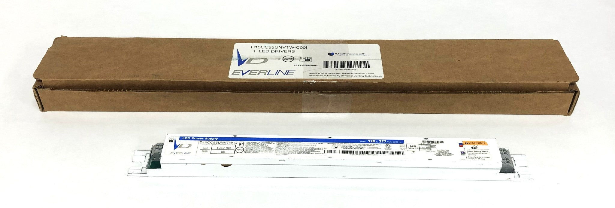 Everline 120-277V 50/60Hz LED Driver/Power Supply D10CC55UNVTW-C (001) NOS