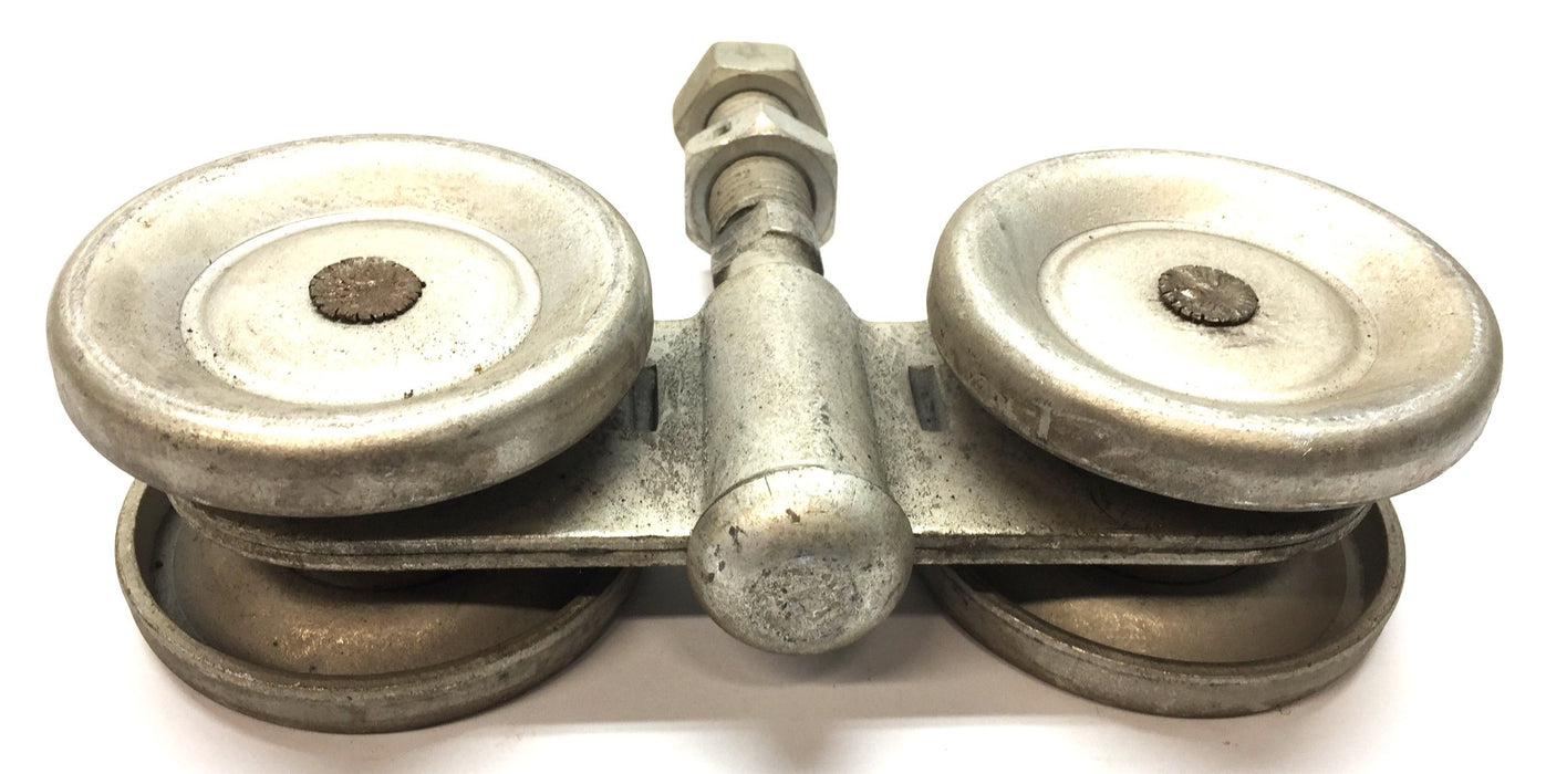 Unbranded Steel 3" Wheel Diameter Track Roller Assembly NOS