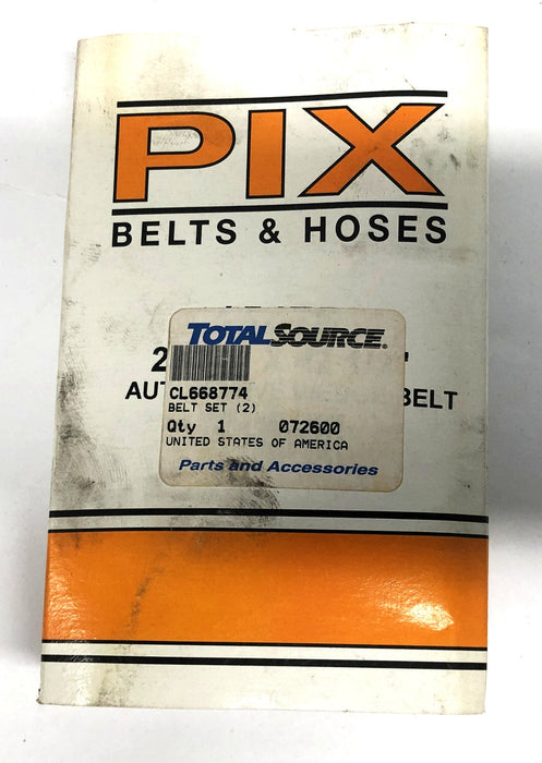 PIX Belt Set of 2 CL668774 NOS