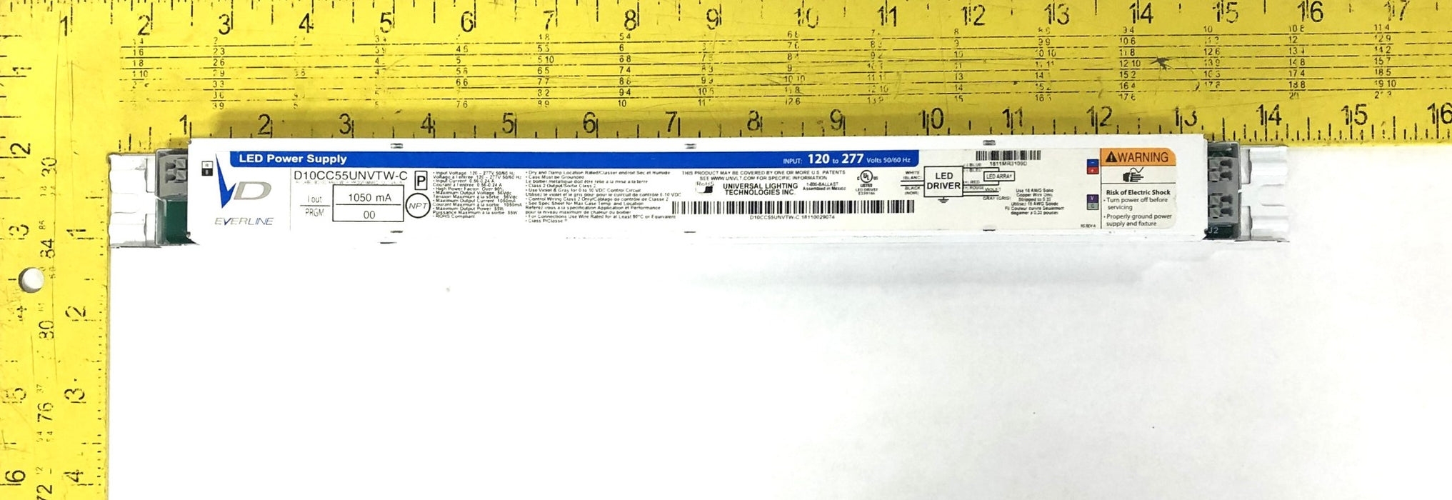 Everline 120-277V 50/60Hz LED Driver/Power Supply D10CC55UNVTW-C (001) NOS
