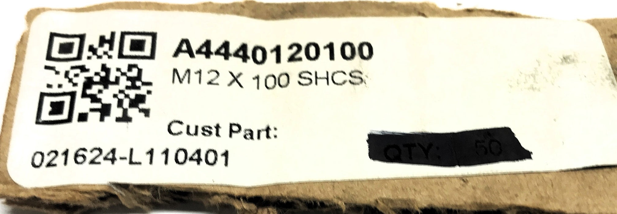 YFS M12-1.75 x 100 Socket Head Cap Screw A4440120100 [Lot of 5] NOS
