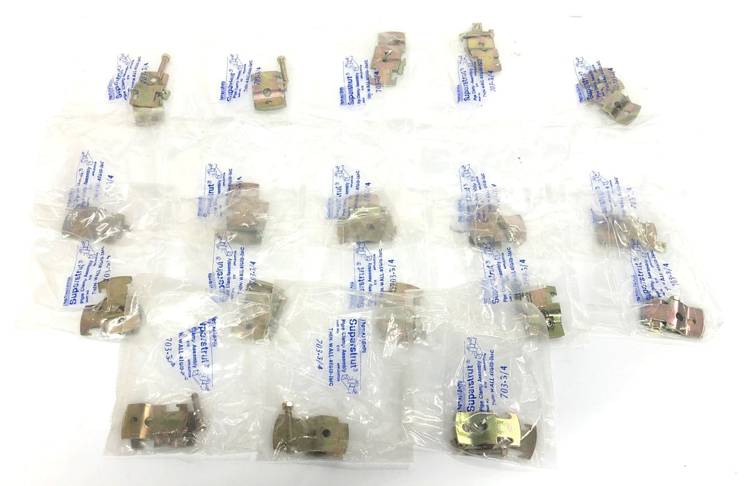 Thomas & Betts Superstrut Rigid Pipe Clamp Assembly 703-3/4 [Lot of 18] NOS