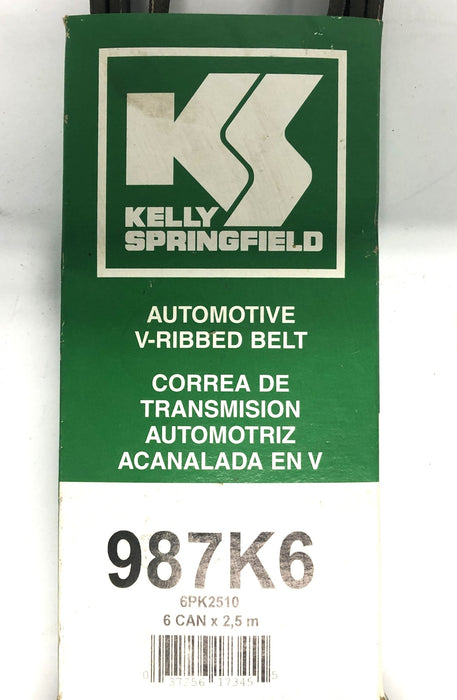 Kelly Springfield Automotive V-Ribbed Belt 987K6 NOS