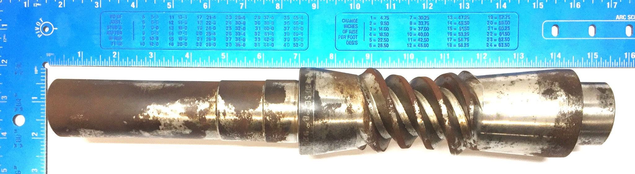 Unbranded Cone Drive Worm Shaft 7+10 C-200-Set-B-929 NOS