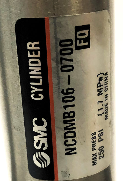 SMC 1.7MPa 250PSI Mounted Pneumatic Cylinder NCDMB106-0700 USED