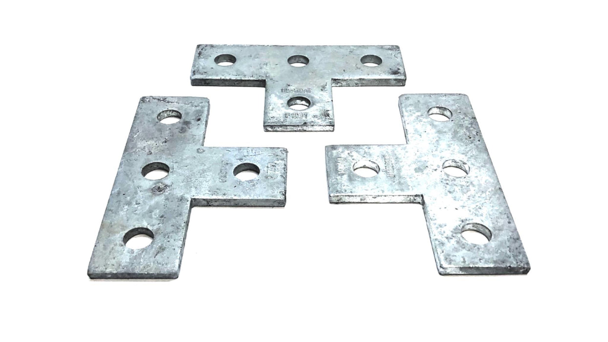 Atkore Unistrut 4 Hole Tee Flat Plate P1031 HG [Lot of 3] NOS