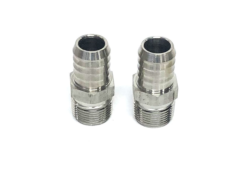 McMaster-Carr 3/4 Inch Type 316 Barbed Hose Fitting 53505K77 [Lot of 2] NOS