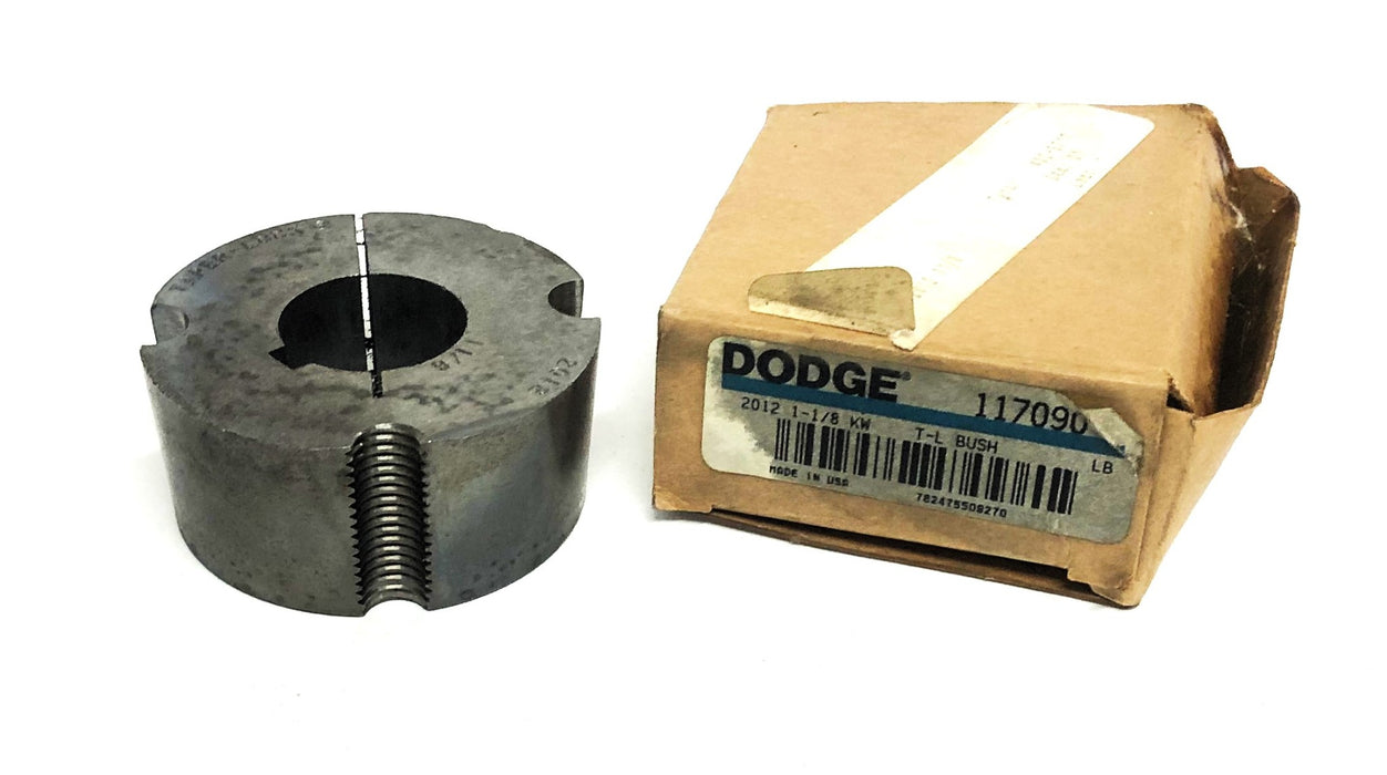 Dodge Taper-Lock Split Bushing No Set Screws 2012X1-1/8 KW (117090) NOS