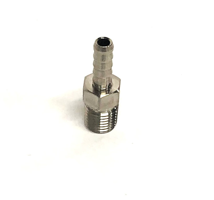 McMaster-Carr 1/4 Inch Type 316 Stainless Steel Barbed Hose Fitting 53505K64 NOS