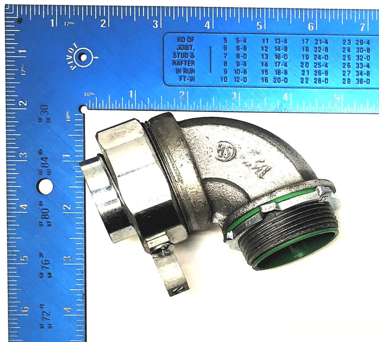 AMFI CO Box of (3) 90 Degree Liquid Tight Connector STR15090BGL NOS