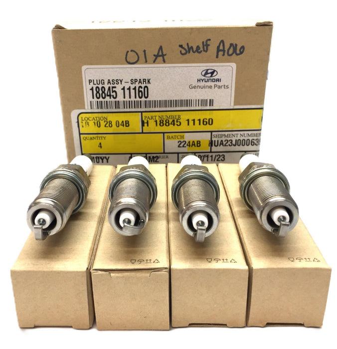 Hyundai/Denso Iridium Spark Plug Pack (4pcs) 18845 11160 NOS