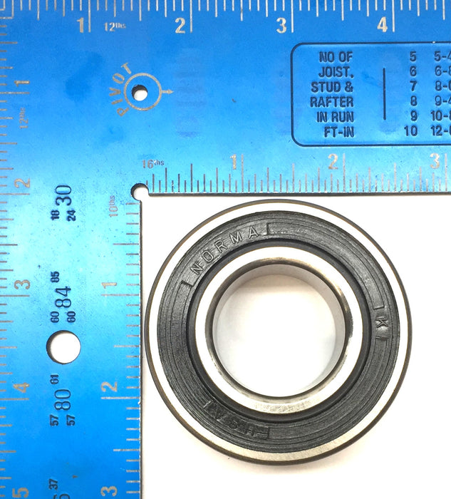 Norma-Hoffmann Rubber Guard Sealed Single-Row Ball Bearing 88506 NOS