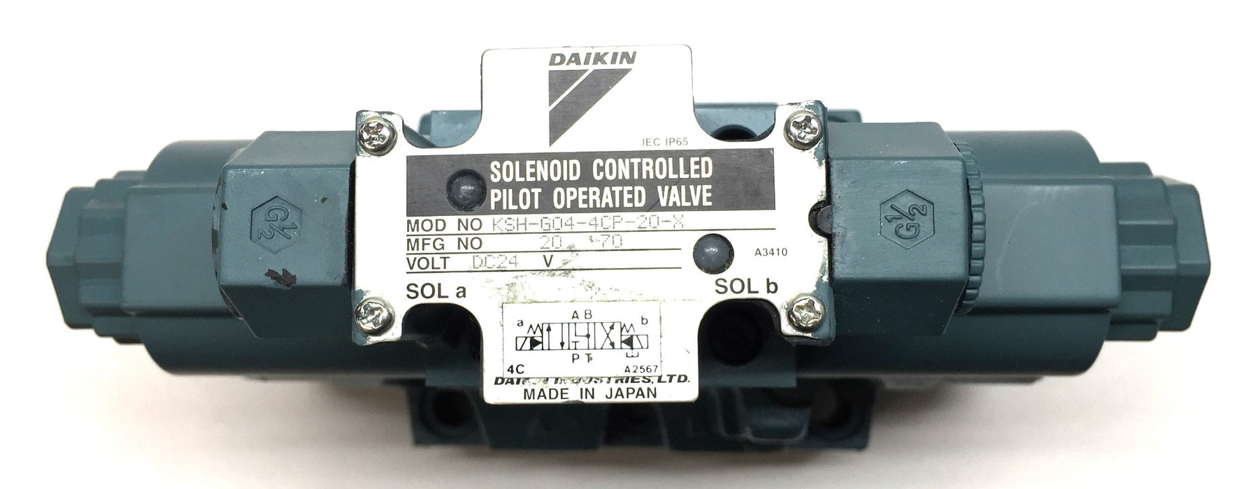 Daikin Directional Control Solenoid Valve KSH-G04-4CP-20-X NOS