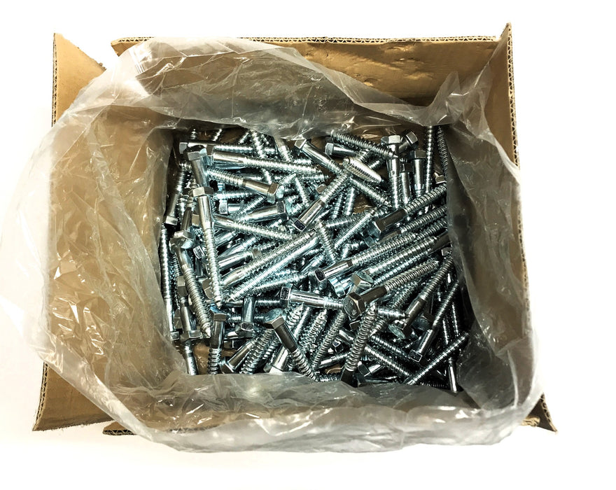 Brighton Best Box of (125) 1/2-6 x 4" Hex Lag Screw 307A 486564 NOS