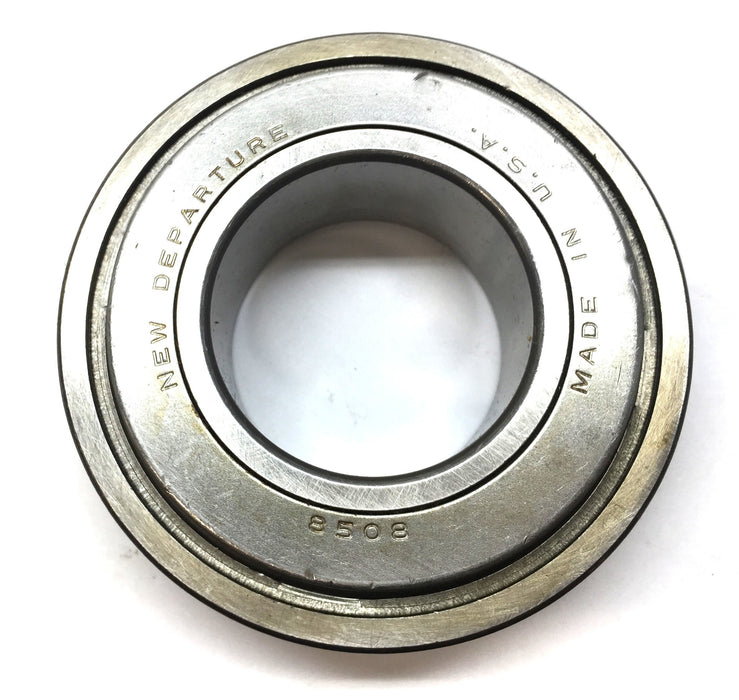 New Departure Metal Single-Side Shield Single-Row Ball Bearing 8508 NOS
