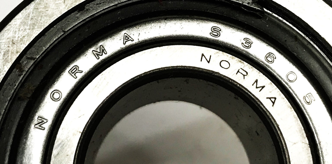 Norma Single Row Ball Bearing S3605 [Lot of 2] NOS