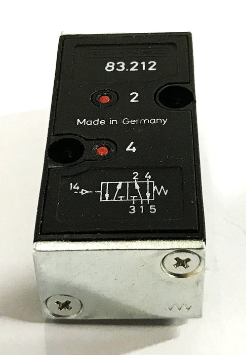 Piab/Kuhnke Pneumatic Valve 119636/83.212 NOS