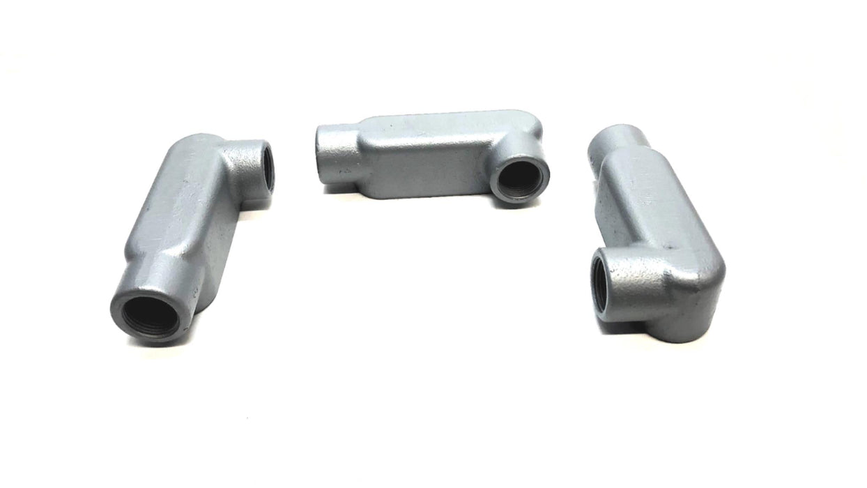 Appleton 1" Grayloy FM8 Conduit Body LR38 [Lot of 3] NOS