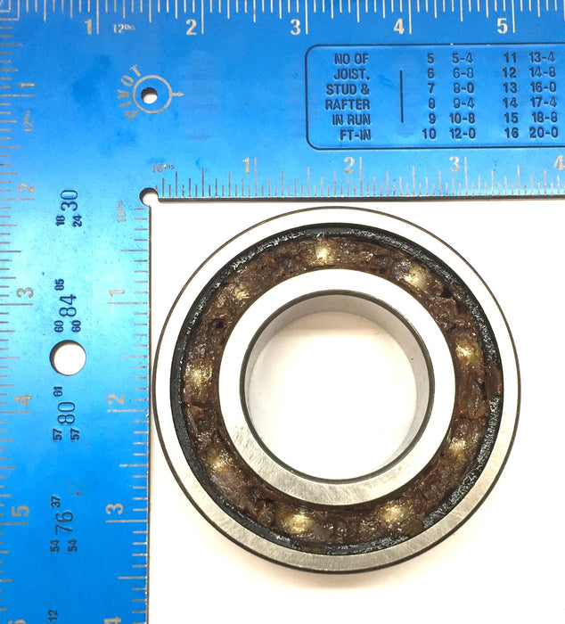 New Departure Metal Single-Side Shield Single-Row Ball Bearing 8508 NOS