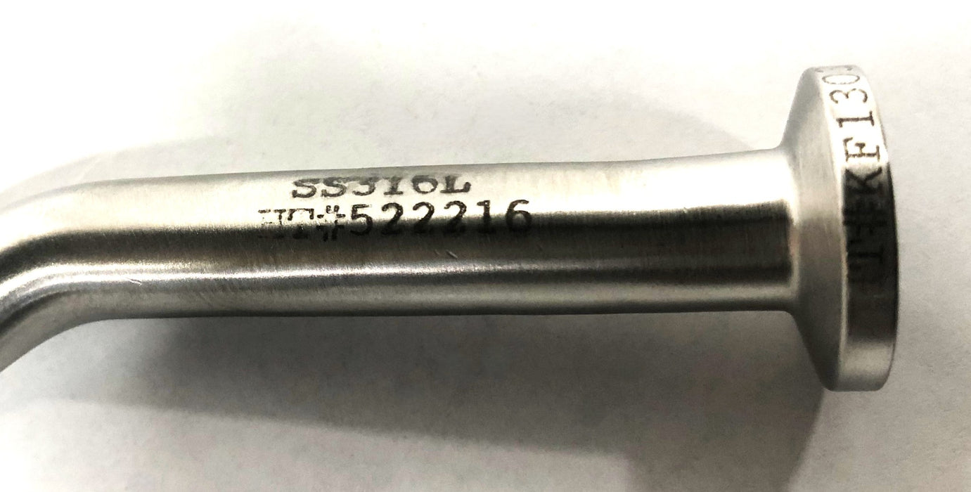 Andron Stainless 45 Degree Elbow Steel Quick-Clamp Tube Fitting ACKSX6705 NOS