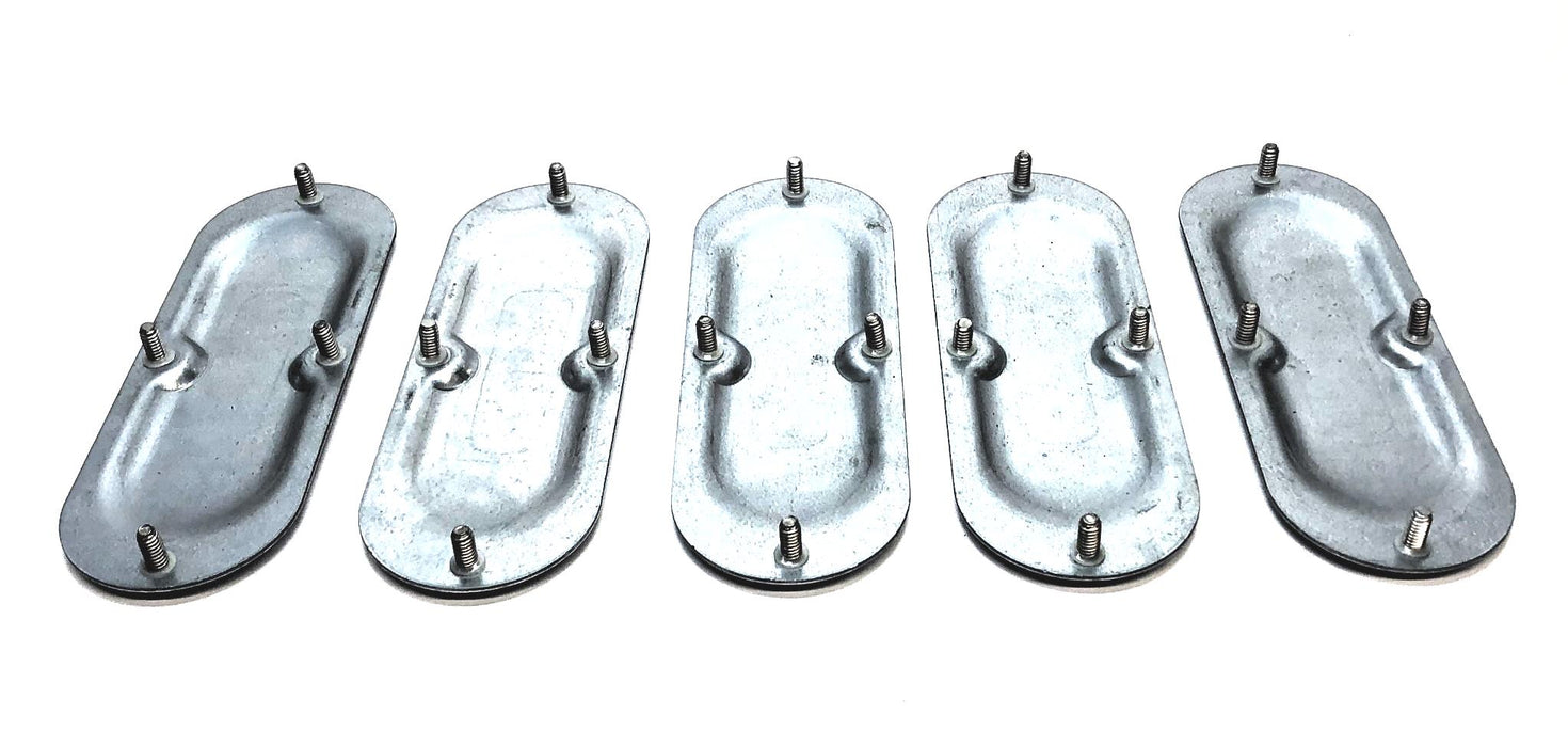 Appleton 1-1/2" Steel FM8 Blank Cover 580 [Lot of 5] NOS