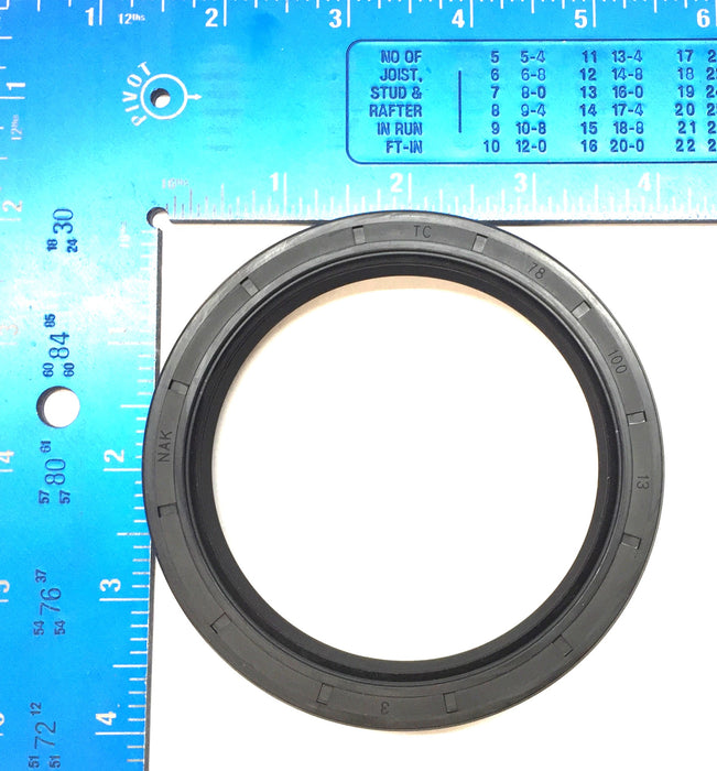 NAK Rubber Oil Seal 78 x 100 x 13 [Lot of 4] NOS